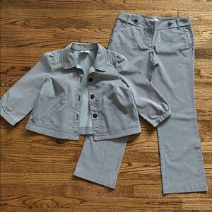 LOFT Black and White Striped Set